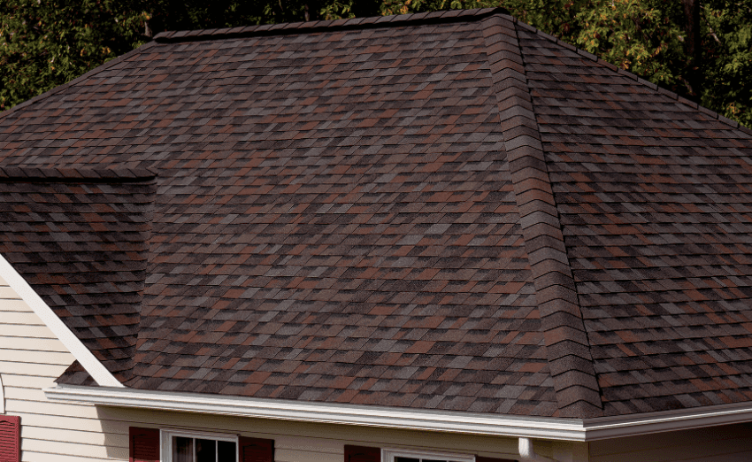 Owens Corning Asphalt Shingles in Merlot